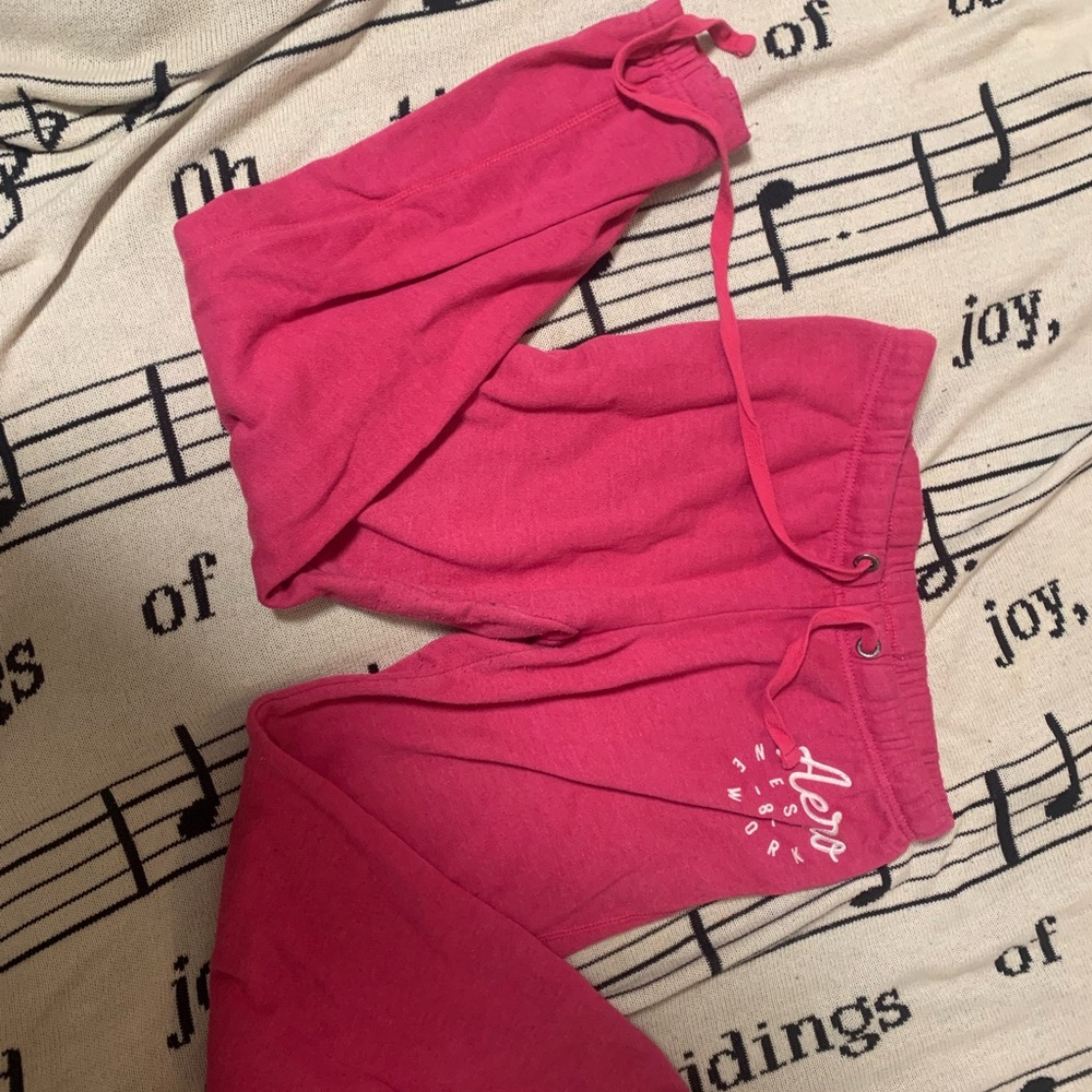 Aeropostale cute early 2000s sweatpants barley worn